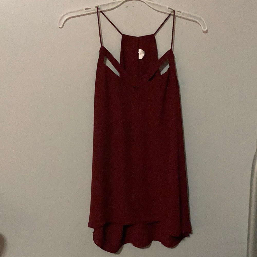 Maroon blouse